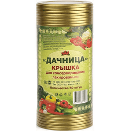 Крышка D-82 мм металлич СКО Дачница