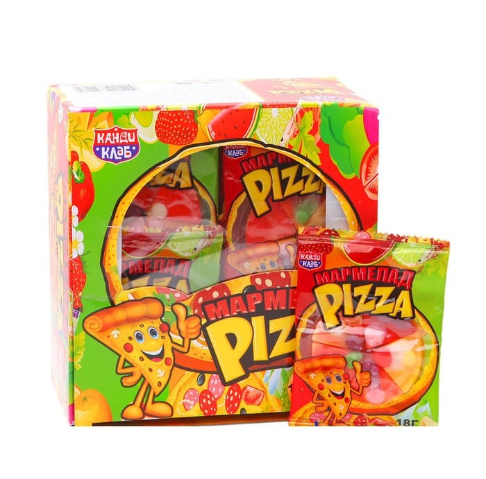 Мармелад "Pizza/пицца" 18 г (36 шт.упак) КМ Мармелад "Pizza/пицца" 18 г (36 шт.упак) КМ