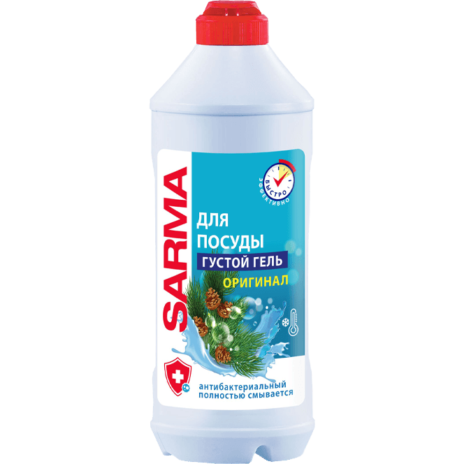 Средство для мытья посуды 500 мл "Sarma", Оригинал Средство для мытья посуды 500 мл "Sarma", Оригинал