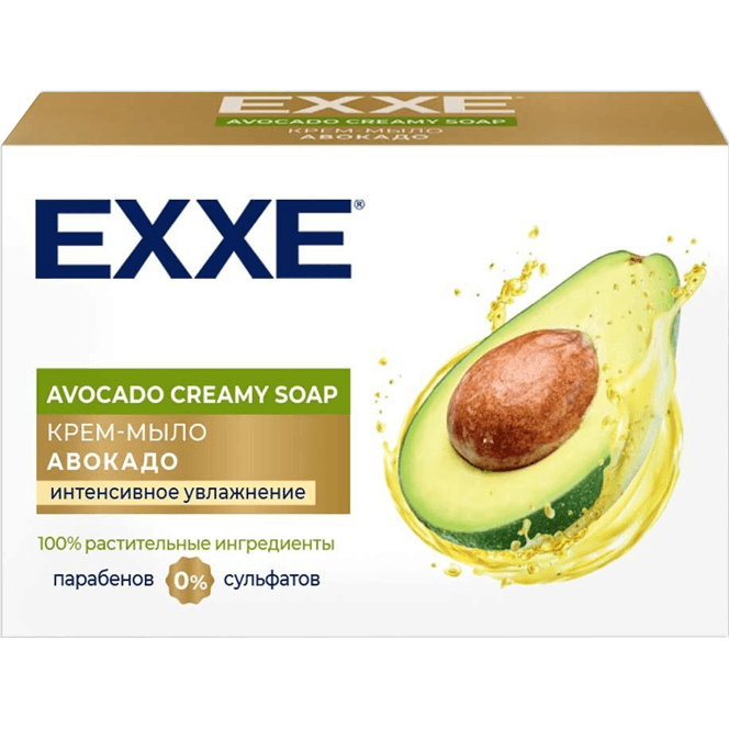 Косметическое крем-мыло 90 гр "EXXE", Авокадо Косметическое крем-мыло 90 гр "EXXE", Авокадо